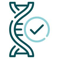 DNA icon for web, app, infographic, etc vector