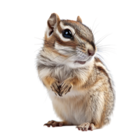 Chipmunk isoliert auf isoliert transparent Hintergrund png