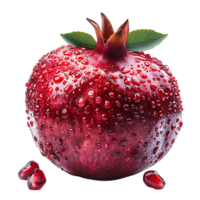 Pomegranate on transparent Background png