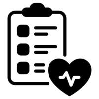 Health Check icon for web, app, infographic, etc vector