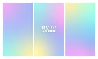 soft chromatic color gradient background, bundling, for social media template vector