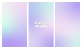 soft colorful gradient background, bundling, for social media template vector