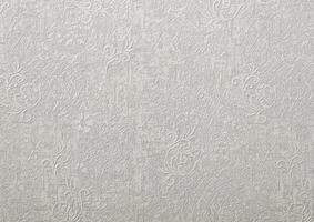 Background of gray wallpaper or plastered wall with a swirl pattern. photo