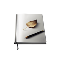 Book isolated on transparent background png
