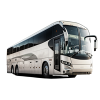 Travel bus on transparent background png