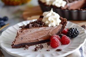 Rich Chocolate Pie photo