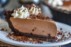 Rich Chocolate Pie photo