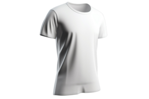 White t shirt on transparent background image png