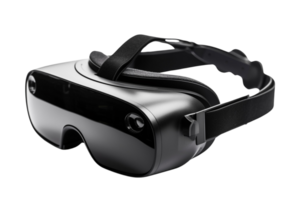 schwarz vr Headset auf transparent Hintergrund png