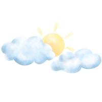 Sun and clouds png