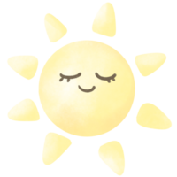 Sun - Sunshine with rays png