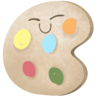 paleta y cepillos png