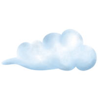 watercolor hand painted clouds png