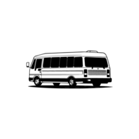 design illustration of a mini bus png