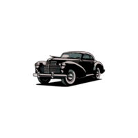 illustration design of a classic car png