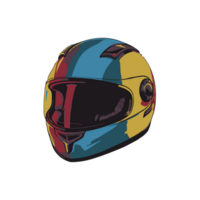 image of the icon design for a motorbike helmet png