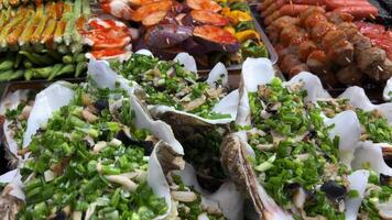 rua Comida às a mercado. Vietnã Dalat Ásia. Vietnã video