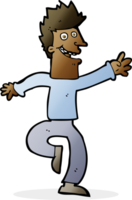 cartoon happy man png