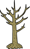 arbre nu de dessin animé png