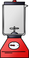 gradient cartoon doodle of a food blender png