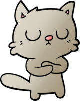 pendenza illustrazione cartone animato gatto png