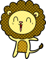 laughing lion cartoon png