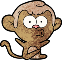 cartone animato fischio scimmia png