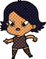 cartoon stressed woman png