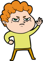 cartoon angry man png