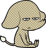 annoyed cartoon elephant png