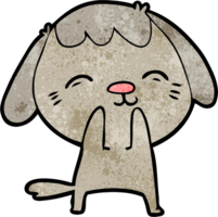 perro feliz de dibujos animados png