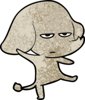 annoyed cartoon elephant png