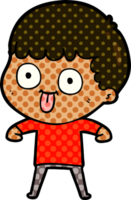 Cartoon-Mann starrt png