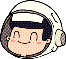 cartoon astronaut face png