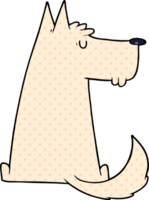 söt tecknad hund png