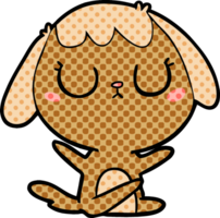 perro de dibujos animados lindo png