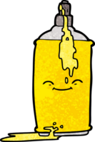 cartoon spray paint can png