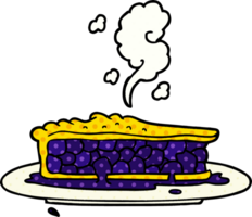 tarte aux bleuets de dessin animé png