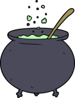 cartoon witch cauldron png