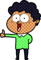 hombre feliz de dibujos animados png