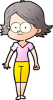 garota feliz dos desenhos animados png