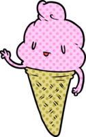 cute cartoon ice cream png