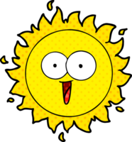 happy cartoon sun png