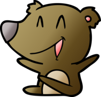 dibujos animados de oso riendo png