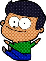 hombre feliz de dibujos animados png