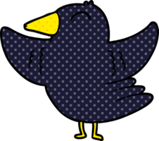 cartoon bird spreading wings png