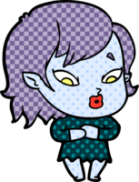 mignon, dessin animé, vampire, girl png