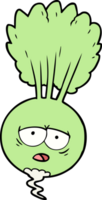 vegetal de raiz de desenho animado png