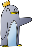 Zeichentrick-Kaiserpinguin png