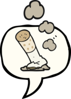 speech bubble cartoon cigarette png